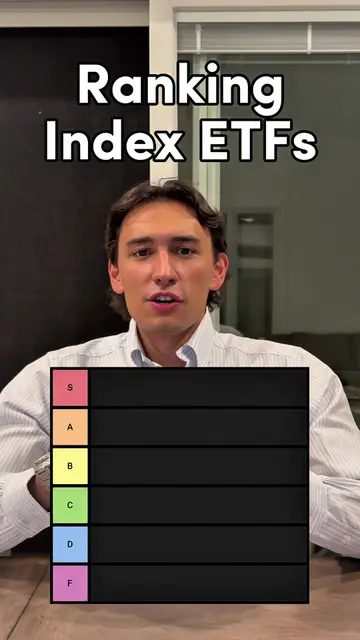 My honest ranking of Index ETFs Let me know how I did and if I missed any you’re