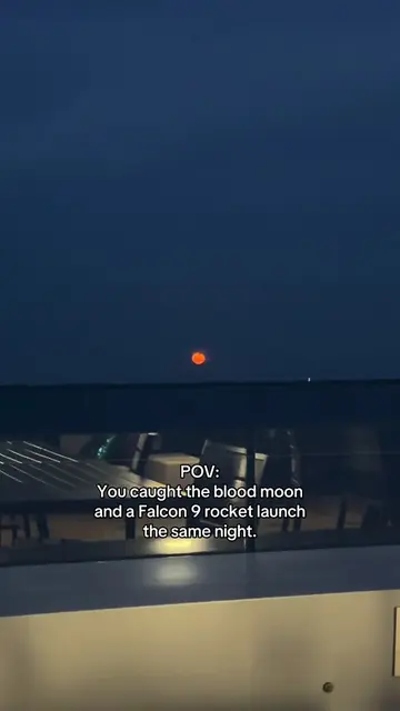 What a night! Extremely lucky… #falcon9 #rocketlaunch #capecanaveral #boodmoon 