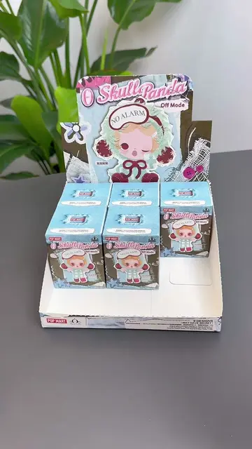 Unboxing🥰popmart attach Skullpanda off mode series mini figure✨✨#blindbox #trin