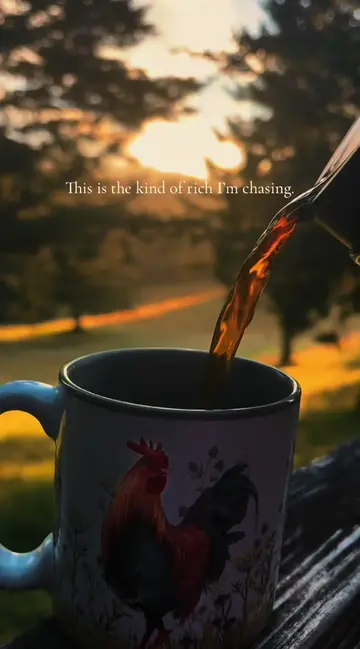 I don’t need much—just a little country air, a hot cup of coffee, and a place to