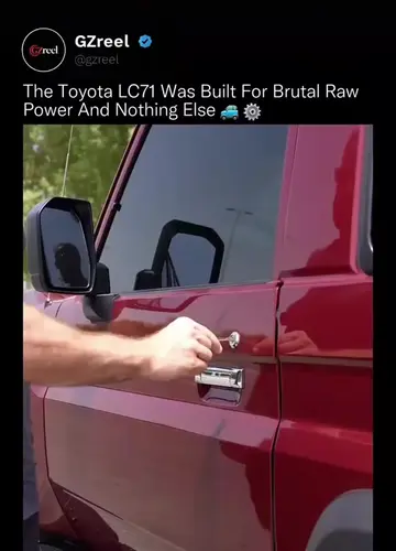 Toyota still sells this truck with a metal key and a hand-pulled antenna. The La