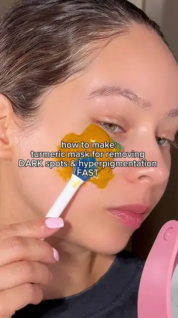 Turmerics mask recipe 💛 #darkspots #hyperpigmentation #scars #clearskin #korean