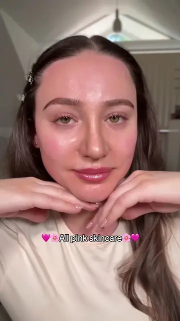 🩷🌸All pink skincare routine🌸🩷 @medicube global pink serum  @medicube US Stor