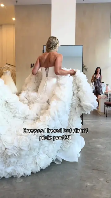 gorgeous statement girl for sure  #weddingdress #wedding #2027bride #engaged #ja