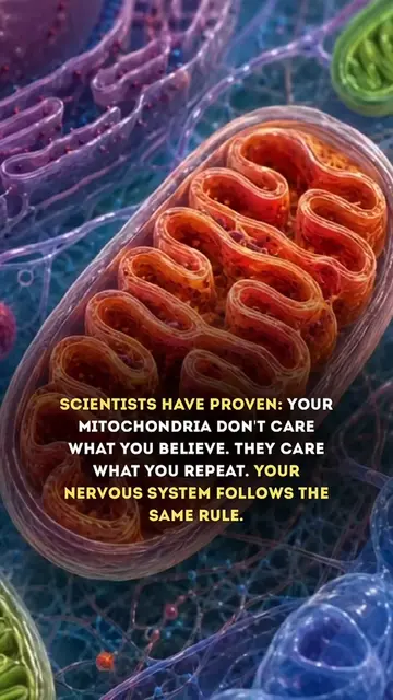 Let that sink in. Your mitochondria are the power plants of your cells. They gen