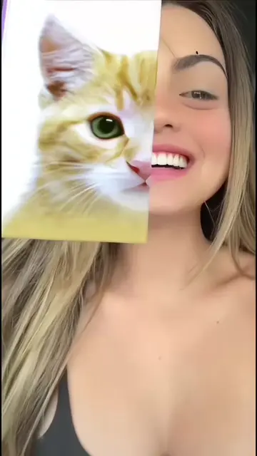 ✨This trending animal’s face filter CapCut template is super popular online🐱🐶 