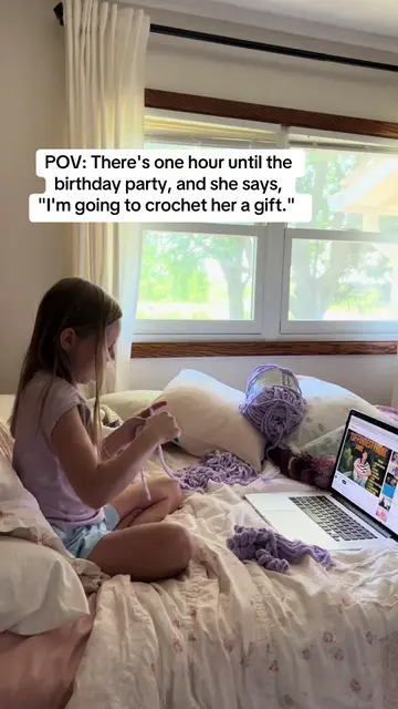 She made this in one hour for her little cousin! Watch until the end to see her 