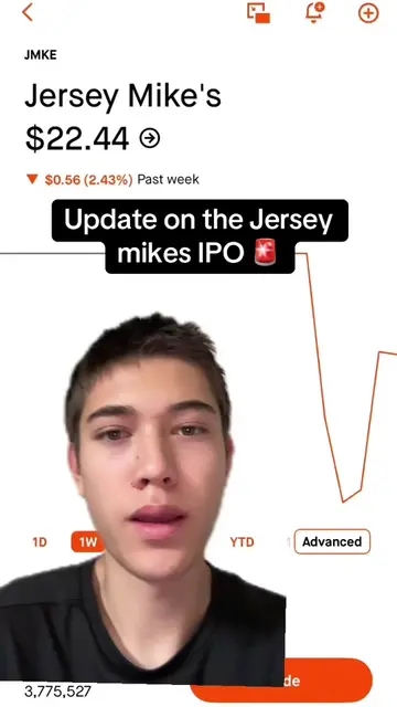 Update on the Jersey mikes ipo. The Jersey mikes ipo fell. #jerseymikes #ipo #JM
