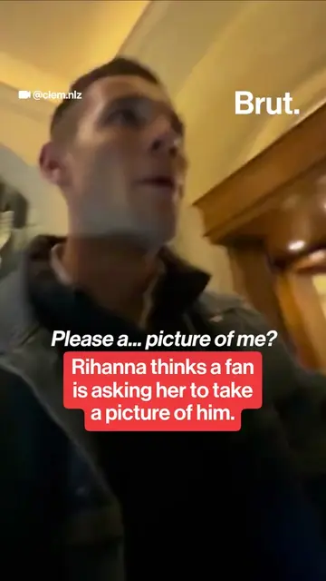 A video of Rihanna and a French fan has gone viral after she misunderstood what 
