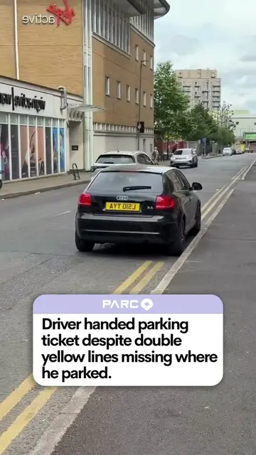 Did this driver deserve a parking ticket? 🤔 A section of the road had been resu