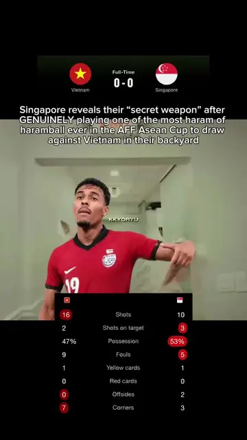singapore playing haramball genuinely tears of pain 💔😭 #fyp #aseancup #vietnam