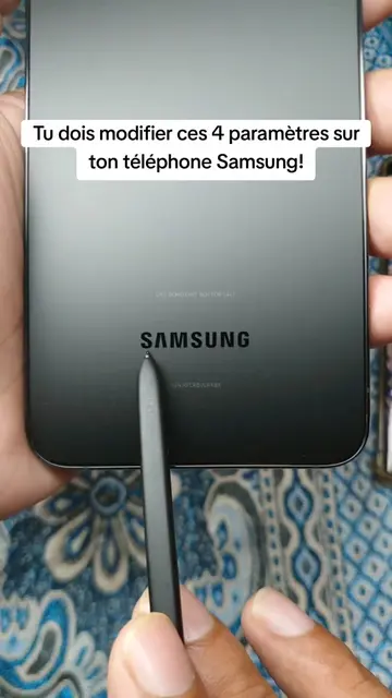Tu dois modifier ces 4 paramètres sur ton téléphone Samsung! #battery #samsung #
