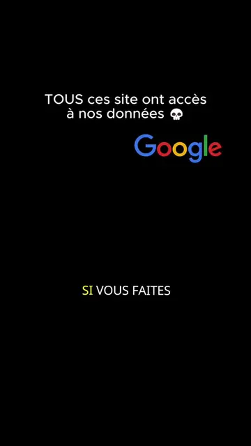 Comment accéder à tous les sites et applications qui ont accès à vos données Goo
