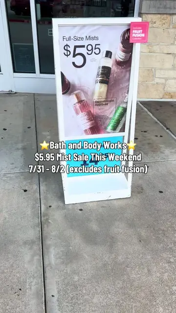 Don’t forget about these goodies during this weekend’s $5.95 mist sale @Bath & B