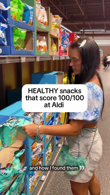 HEALTHY snacks that score 100/100 at Aldi — all under $5 yes really 👀 and how I