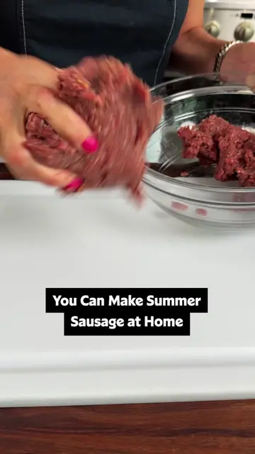 Thanks to @homebeginswithlove, making summer sausage has never been easier! ❤️ I