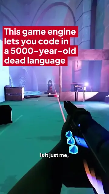 This game engine lets you code in a 5000-year-old dead language 𐎼𐎮𐎼 #godot #c