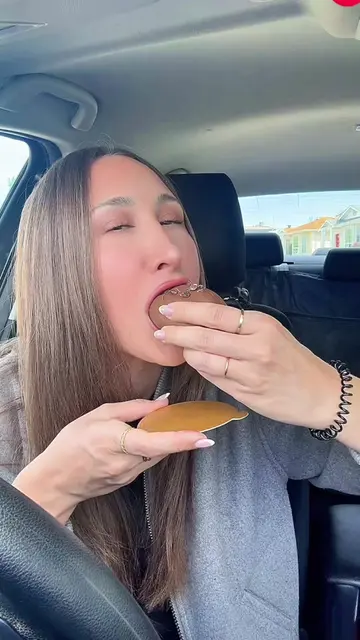 Tried the viral fruit-shaped mousse desserts with the chocolate crunch in Edmont