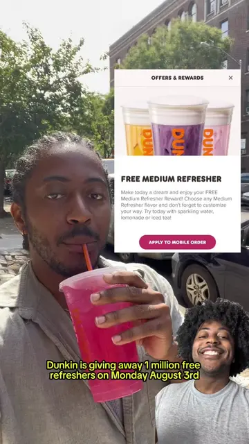 Main @Your Thrifty BFF 🔥 Pepper 🥤🚨 Dunkin Is Dropping 1 MILLION FREE Refreshe