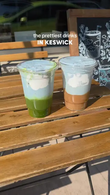 📍Elpida cafe & Roastery  how cute are these drinks from Elpida in Keswick?! I'm