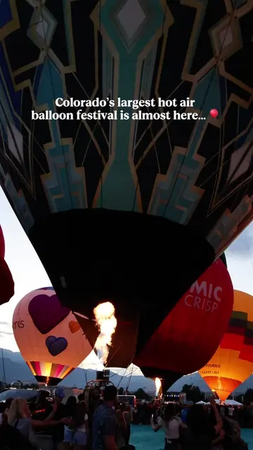 🎈 Colorado’s largest hot air balloon festival is almost here! The Colorado Spri