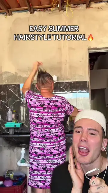 EASY SUMMER HAIRSTYLE TUTORIAL!🔥 #summerhair #hairstyletutorial #hairstyleinspo