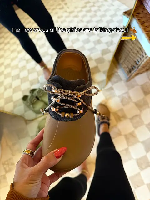 Crocs but make them Fall Coded 🍂 ☕️ @Crocs #crocs #crocsnewarrivals 