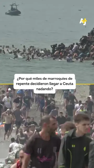 En pocos días, 60 mil exiliados y exiliadas entraron ilegalmente a Ceuta arriesg