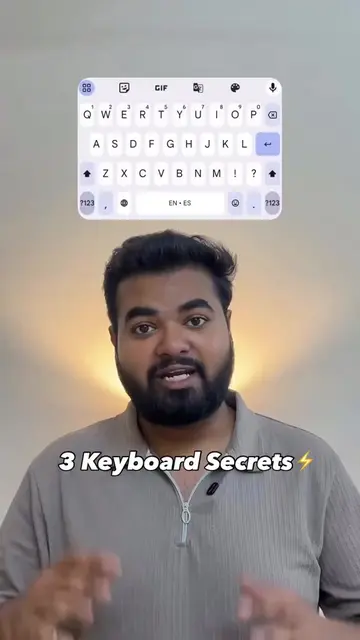 3 keyboard secrets🔥 . [ android keyboard, keyboard features, keyboard tips] #ti