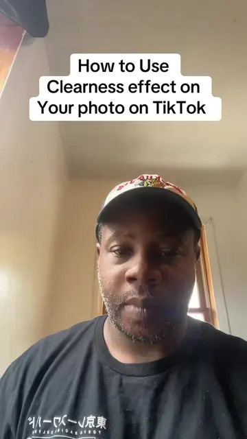 How to Use Clearness effect on Your photo on TikTok #neweffect #clearnesseffect 