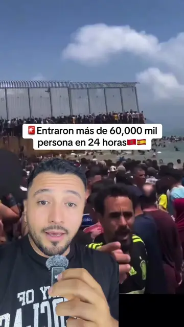 More than 60,000 people entered in just 24 hours from Morocco to Ceuta, Spain #c