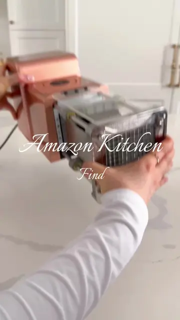 3 blade automatic slicer ✨ #amazonhome #kitchenfinds #vegetableslicer #coolgadge
