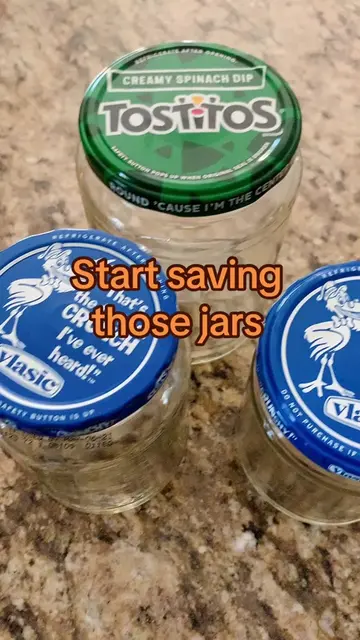 Start saving your glass jars from the recycling bin now so you can make these fo