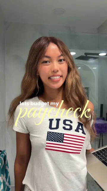 let’s 🌱 BUDGET 🌱 my bi-weekly paycheck 🌸🍰🎀🌷 as a 19 year old college stude