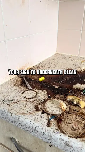 Clean underneath. 
