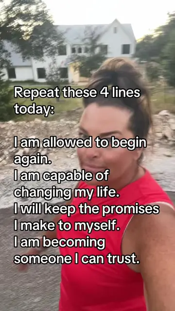 Save this one and repeat it when you need a reminder that you can always begin a