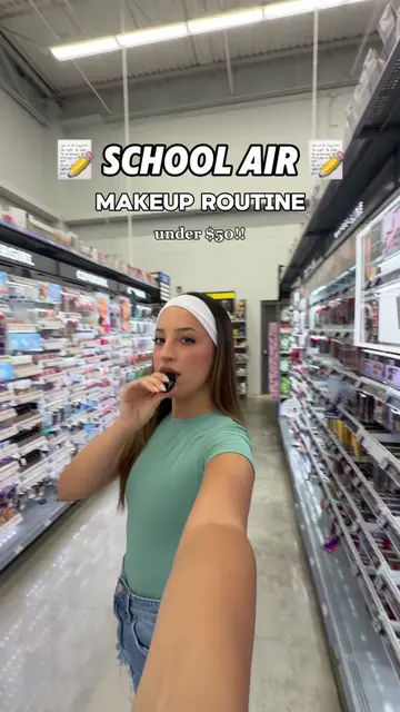 SCHOOL AIR Proof Makeup Routine UNDER $50 @Walmart 📝 @wetnwildbeauty @Maybellin