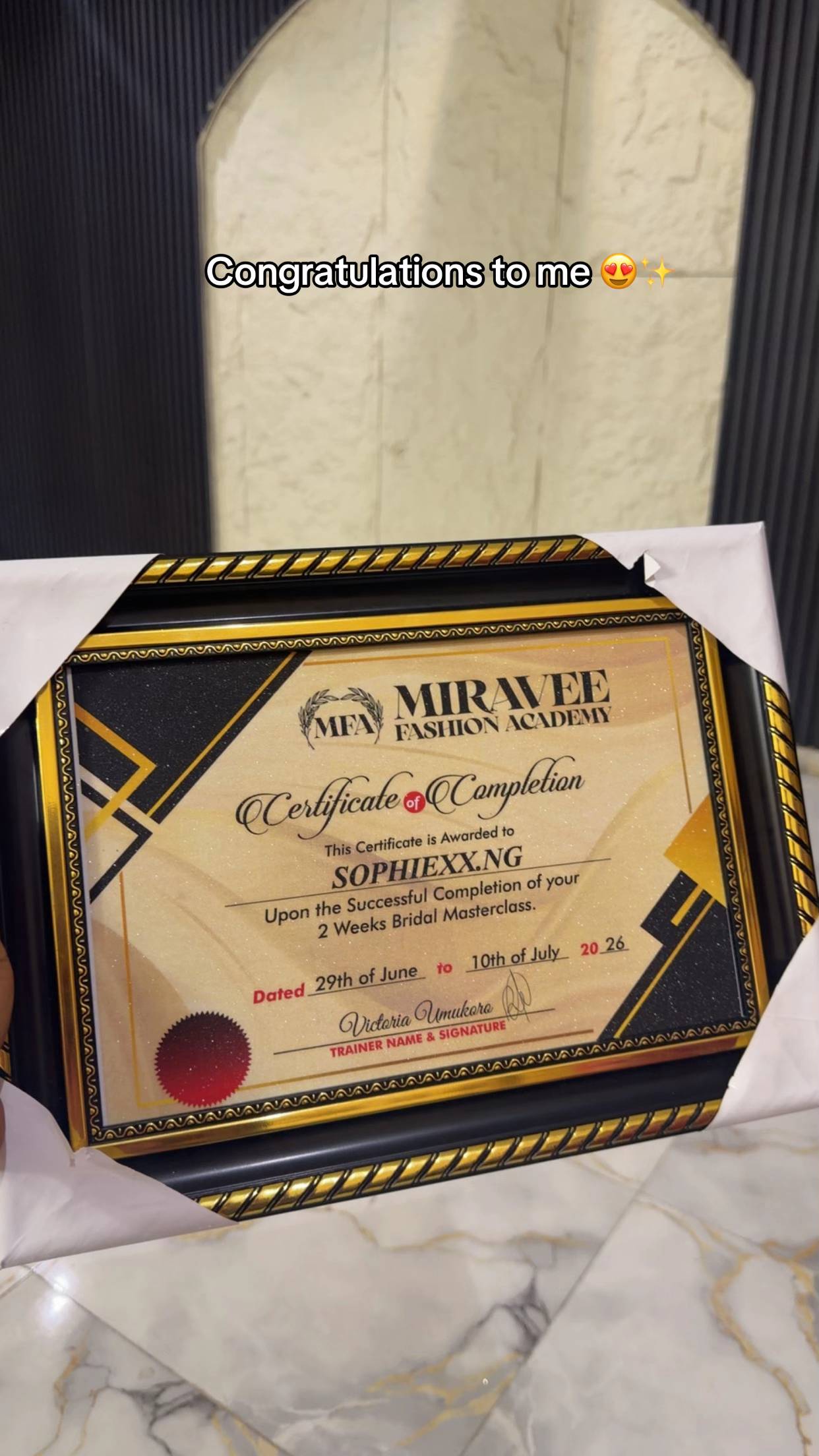 @MIRAVEE FASHION ACADEMY #fashiondesignerinsurulere #sophiexxng #bridaldesigner 
