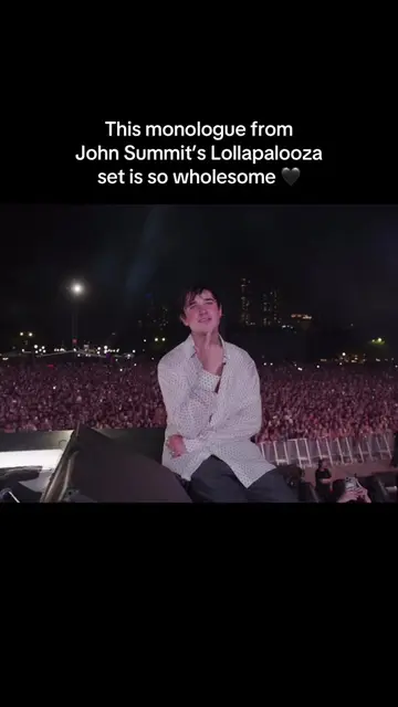 From @john summit’s headline show at @Lollapalooza last night. Such a wholesome 