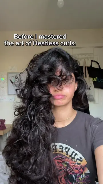 Trust in the process 😭🤞 #hair #blowout #hairtutorial #hairinspo #heatlesscurls