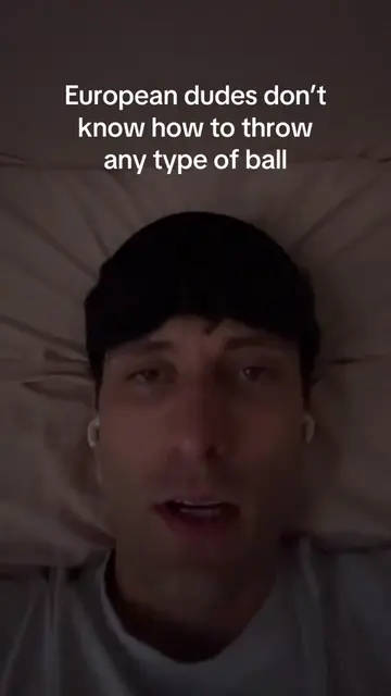 it’s crazy that European dudes literally don’t know how to throw a ball #footbal