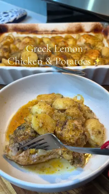 Hopefully My Best Friend Approves 🤭🥹 #greekfood #chickenandpotatoes #bakedchic