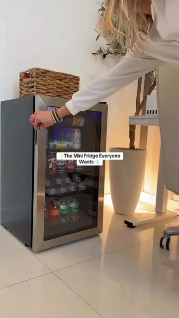 Home Amazon Need 🥤✨ If you’ve ever dreamed of having a dedicated drink fridge, 