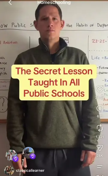 The educational playbook was always to create factory workers. Homeschool - Grab