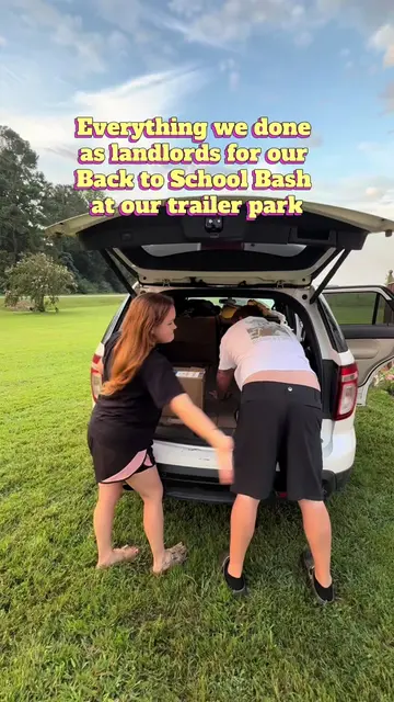 Everything we done for our back to school bash❤️ #fyp #landlord #school #rentalp