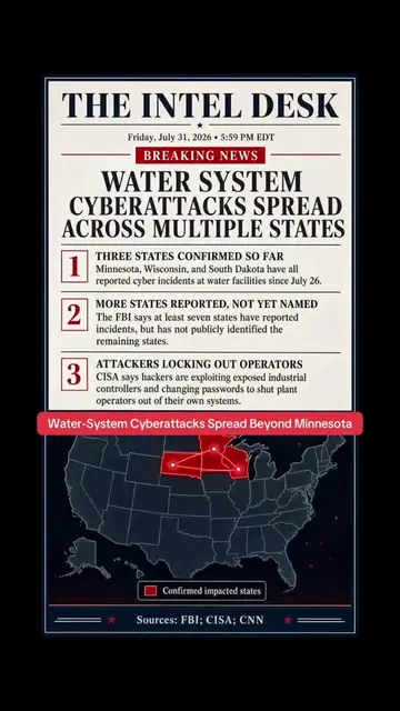 The water-sector cyber threat is expanding. Incidents have now been publicly rep