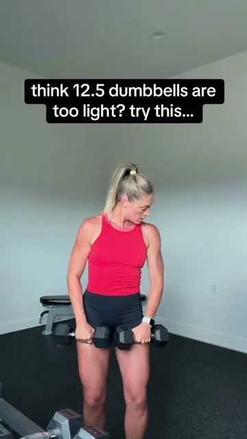 Think 12.5lbs is too light?! This move is killer! 🔥💪🏼 if you’re just starting