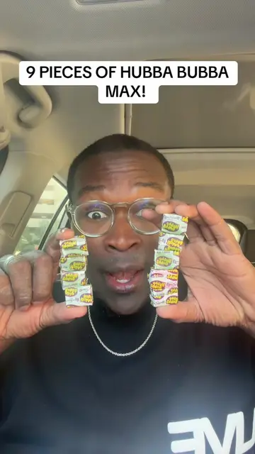 9 PIECES OF HUBBA BUBBA MAX! #hubbabubba #hubbabubbamax #challenge #chewinggum #