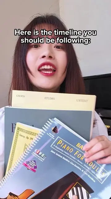 Don't fall behind, follow this timeline for learning piano 👆 ✨ Don't forget to 