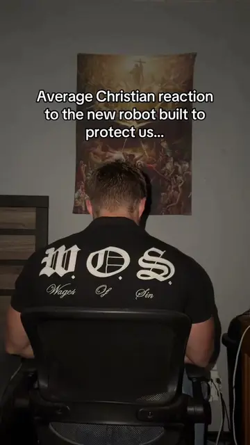 Shirt from @Wages Of Sin ⚔️Made by “satyress” robotics btw💔 bro is meant to han